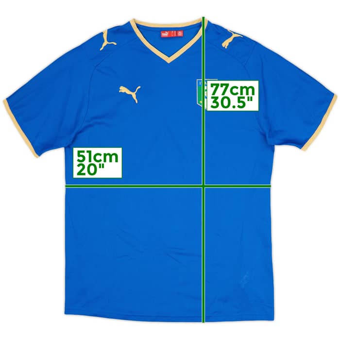 2007-08 Italy Basic Home Shirt - 8/10 - (M)