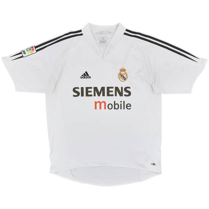 2004-05 Real Madrid Home Shirt Zidane #5 - 8/10 - (M)