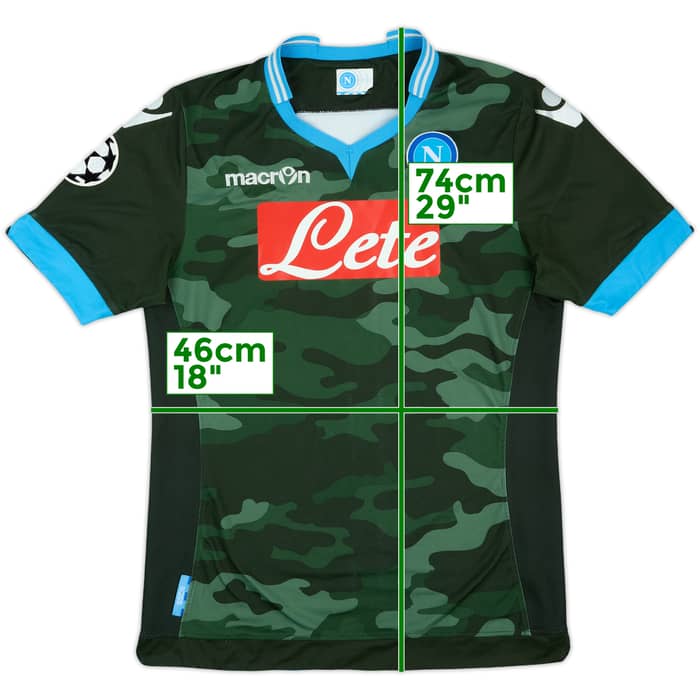 2013-14 Napoli Away Shirt - 8/10 - (XL)