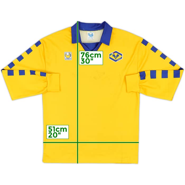 1991-92 Hellas Verona Away L/S Shirt - 6/10 - (M)