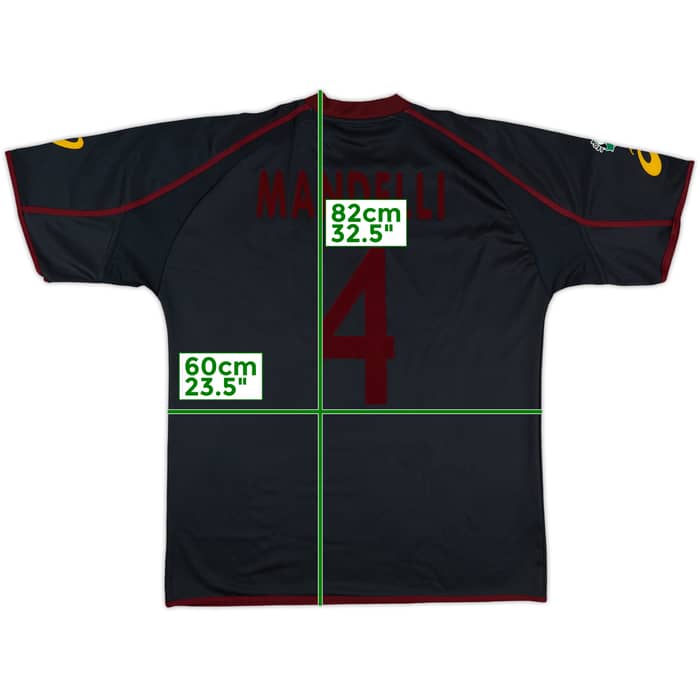 2003-04 Torino Match Issue Third Shirt Mandelli #4