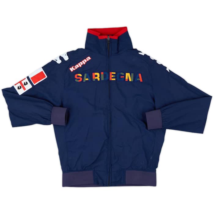 2011-12 Cagliari Kappa Track Jacket - 8/10 - (S)