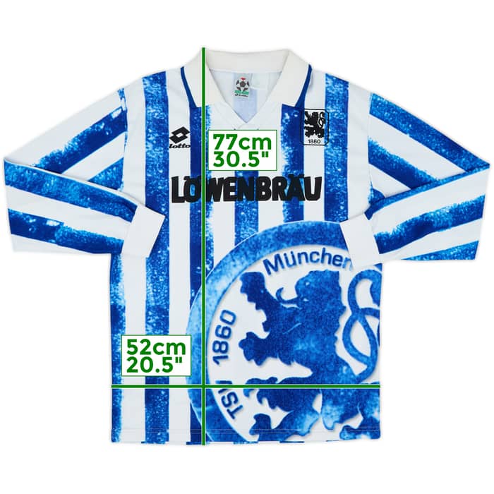 1994-95 1860 Munich Home L/S Shirt - 10/10 - (L)