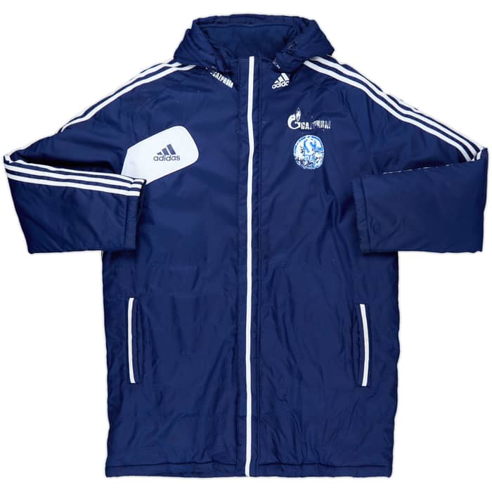 2013-14 Schalke adidas Padded Bench Coat - 4/10 - (XXL)
