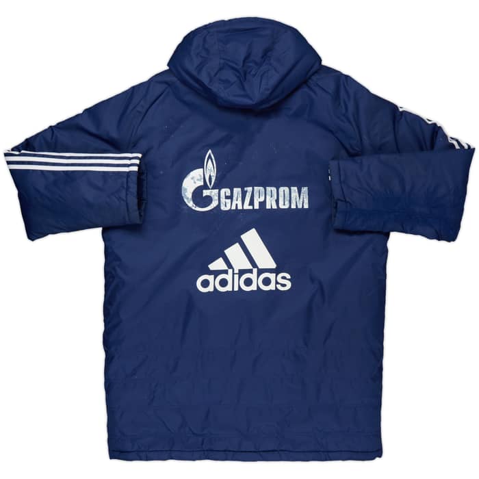 2013-14 Schalke adidas Padded Bench Coat - 4/10 - (XXL)