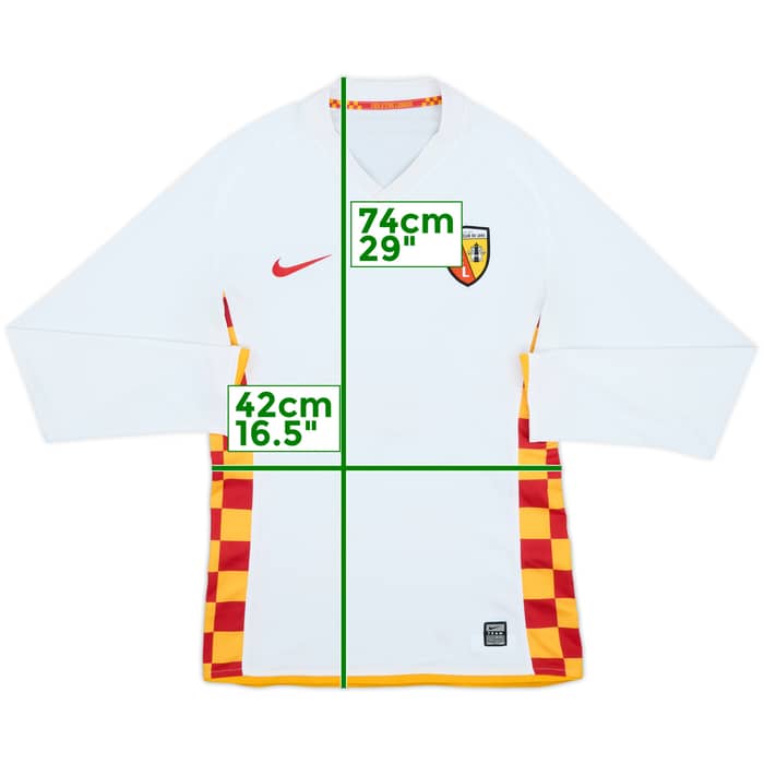 2008-09 Lens Player Issue Away L/S Shirt - 7/10 - (M)