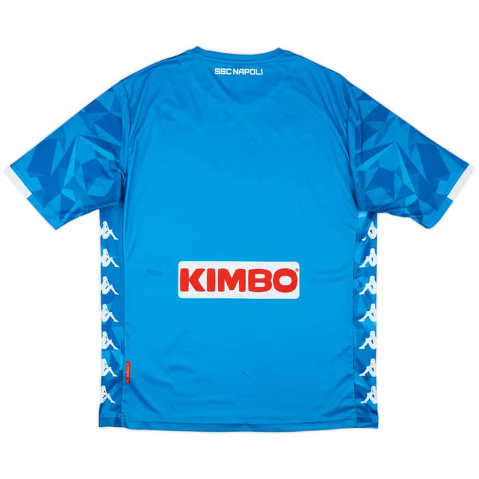 2018-19 Napoli Basic Home Shirt - 7/10 - (L)