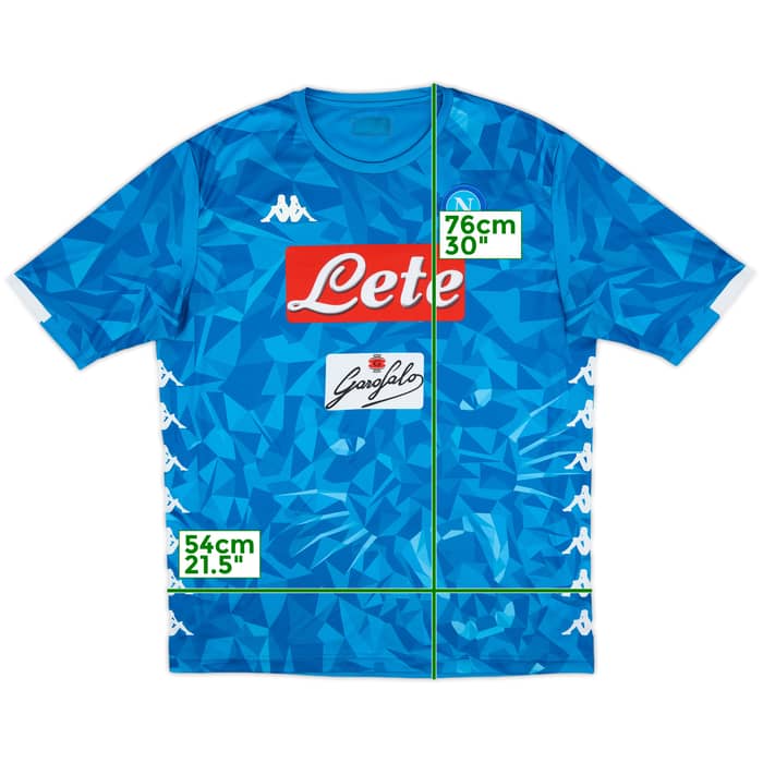 2018-19 Napoli Basic Home Shirt - 7/10 - (L)