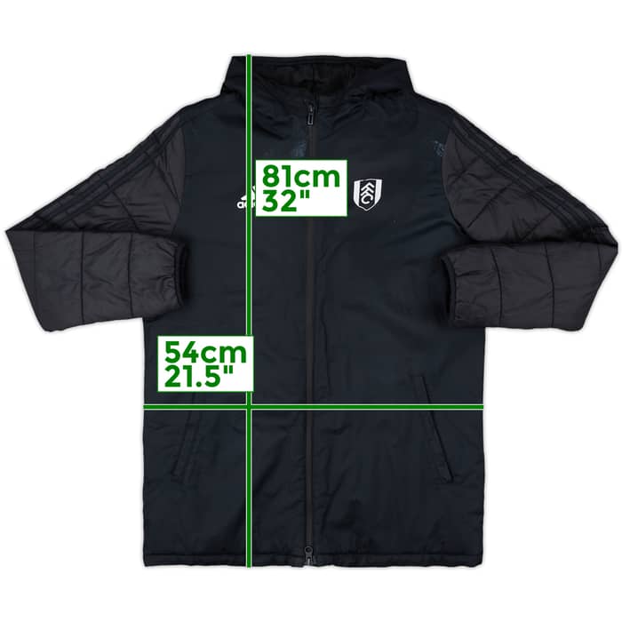 2018-19 Fulham adidas Padded Bench Coat - 7/10 - (L.Boys)