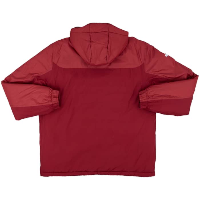 2016-17 Italy Puma Hooded Padded Bench Coat - 8/10 - (XL)