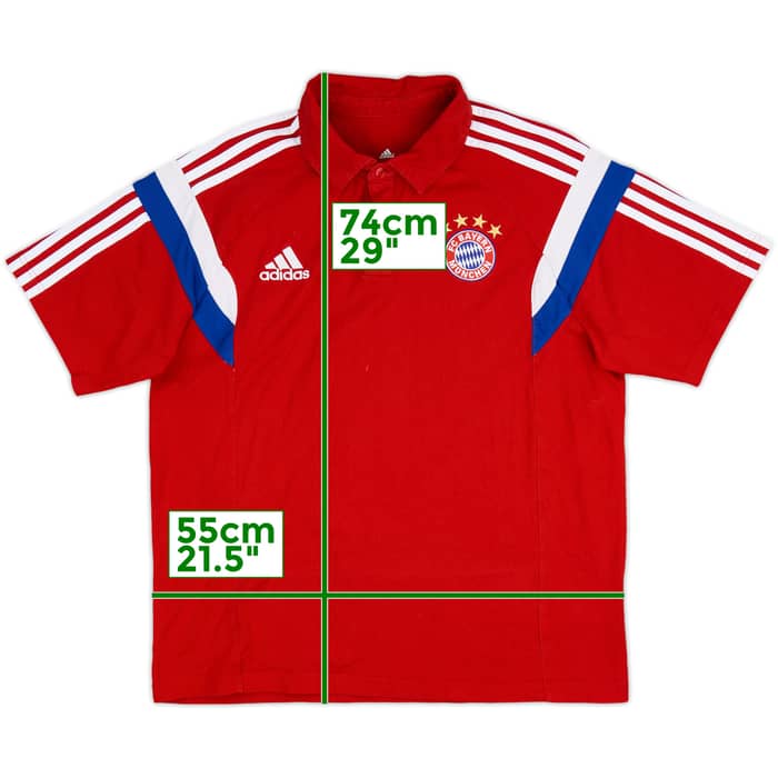 2014-15 Bayern Munich adidas Polo Shirt - 7/10 - (L)