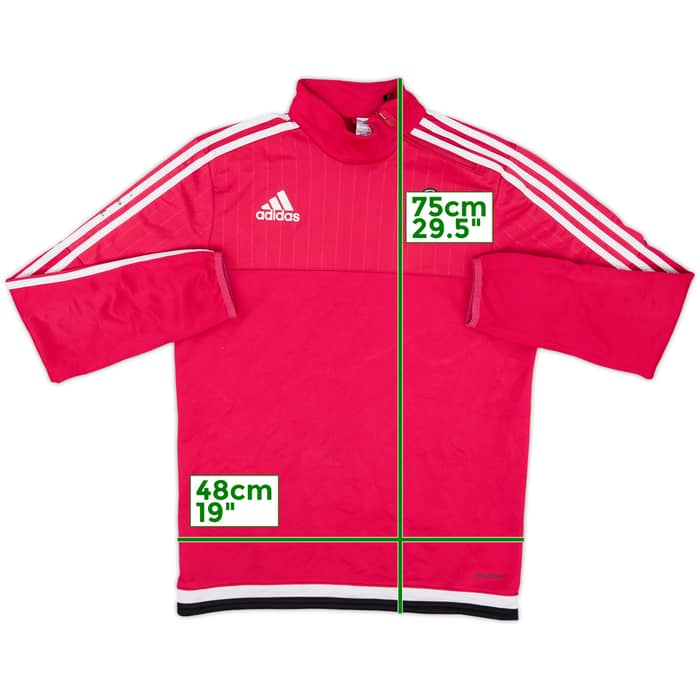 2015-16 Juventus adidas 1/4 Zip Drill Top - 7/10 - (S)