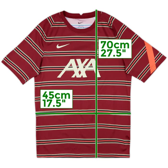 2021-22 Liverpool Nike Training Shirt - 7/10 - (S)