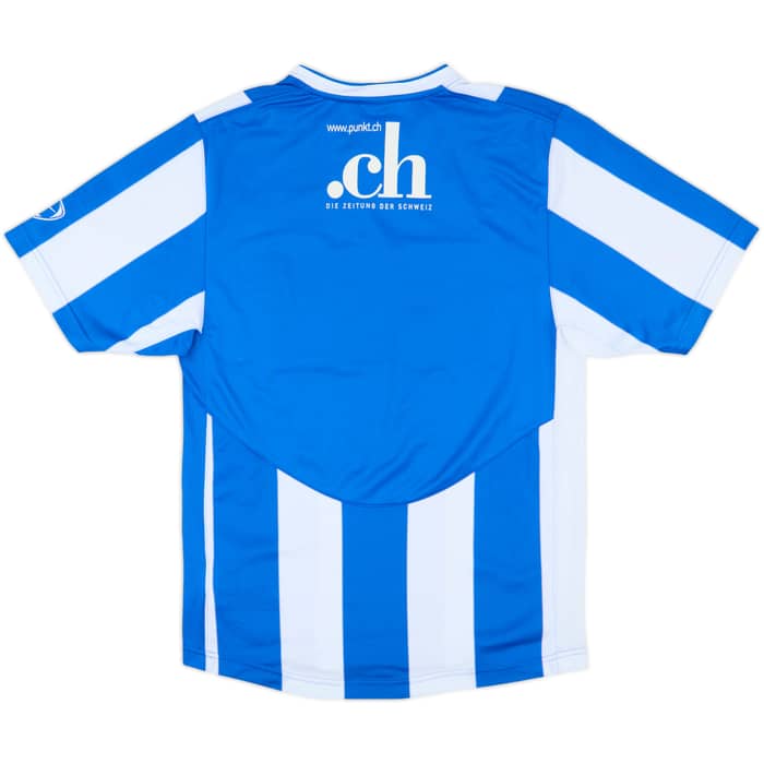 2007-08 FC Zurich Signed Home Shirt - 6/10 - (S)