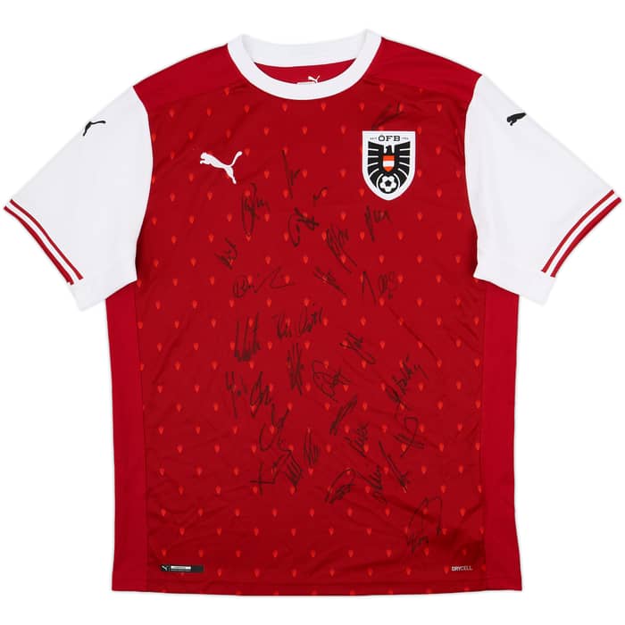 2020-22 Austria Signed Home Shirt - 10/10 - (L)