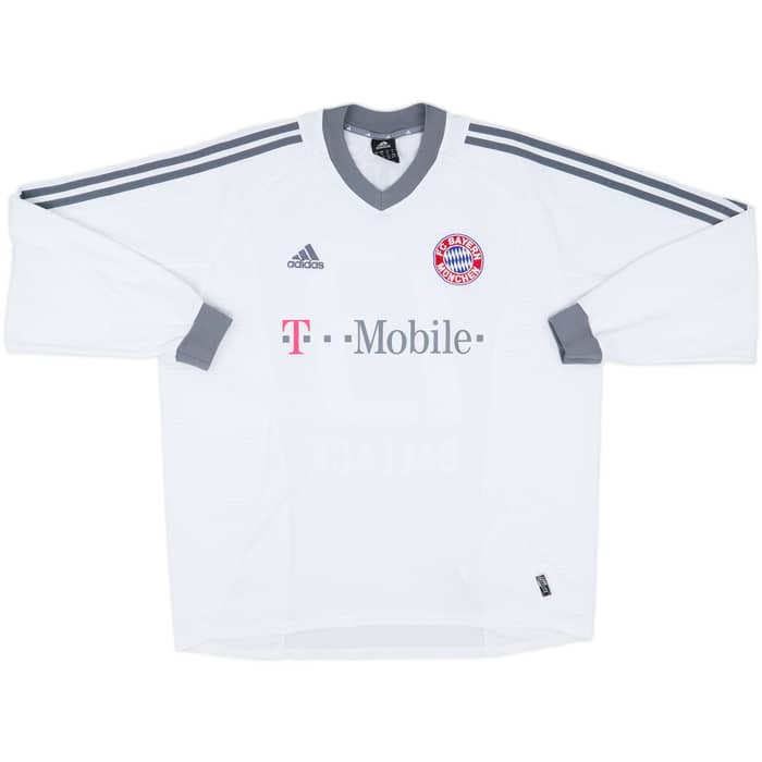 2002-03 Bayern Munich Away L/S Shirt Ballack #13 - 7/10 - (XL)