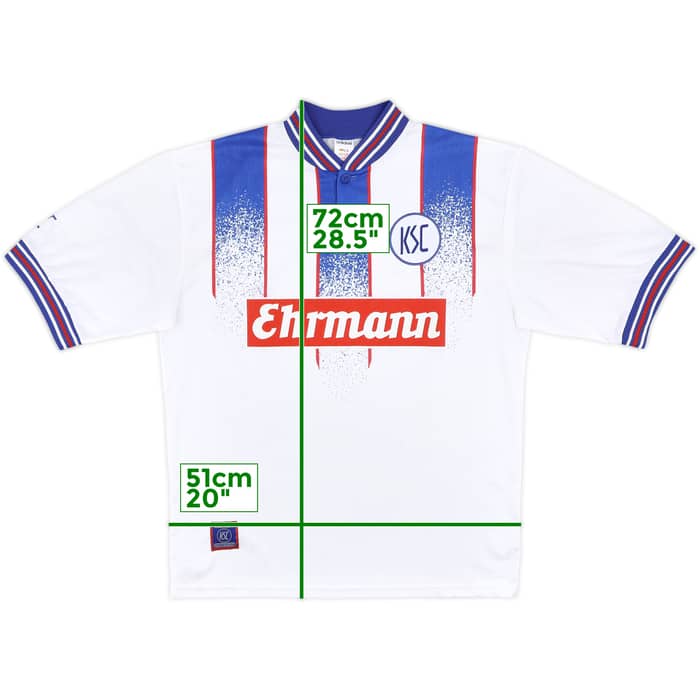 1996-98 Karlsruhe Home Shirt - 8/10 - (L)