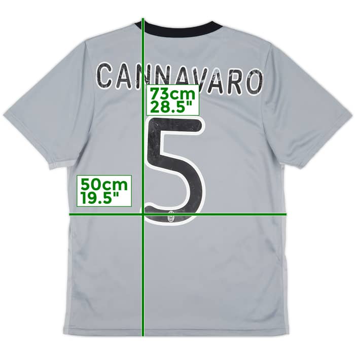 2009-10 Juventus Basic Away Shirt Cannavaro #5 - 5/10 - (S)