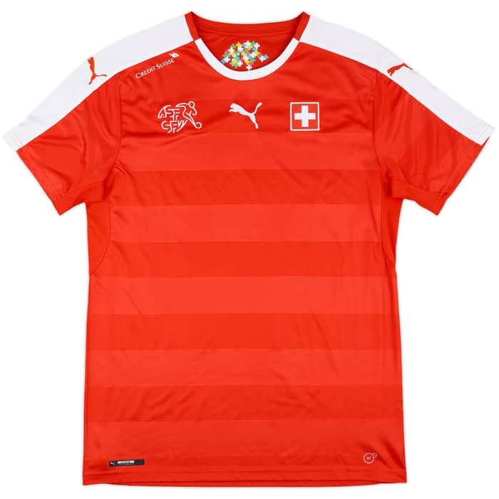 2016-17 Switzerland Home Shirt - 10/10 - (L)