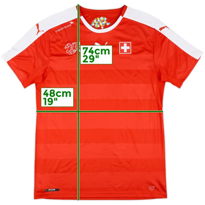 2016-17 Switzerland Home Shirt - 10/10 - (L)