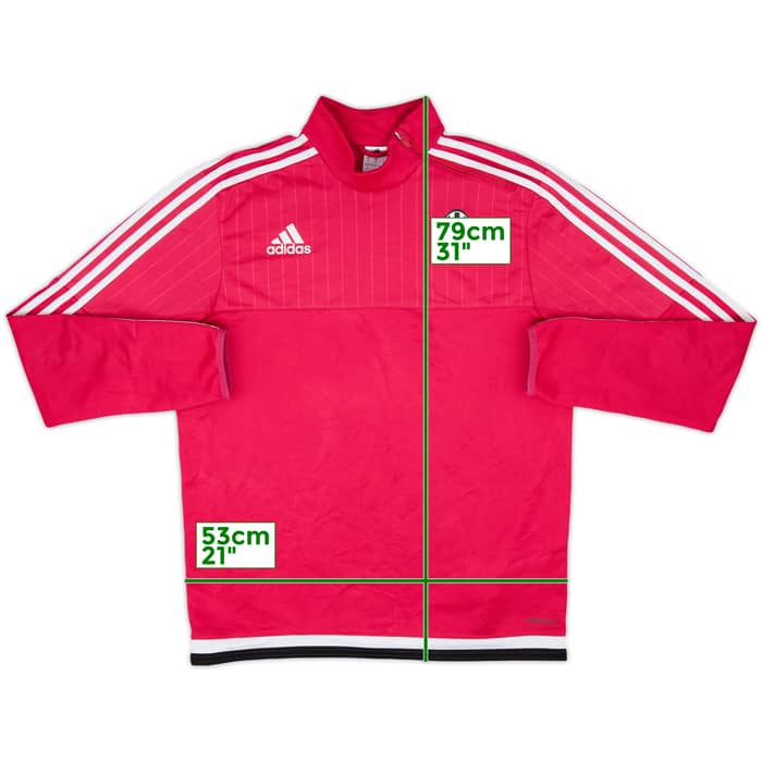 2015-16 Juventus adidas 1/4 Zip Drill Top - 8/10 - (M)