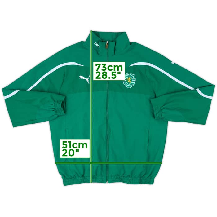 2010-11 Sporting CP Puma Track Jacket - 8/10 - (M)