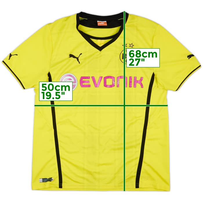 2013-14 Borussia Dortmund Home Shirt - 4/10 - (L)