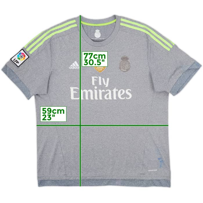2015-16 Real Madrid Away Shirt - 4/10 - (XL)