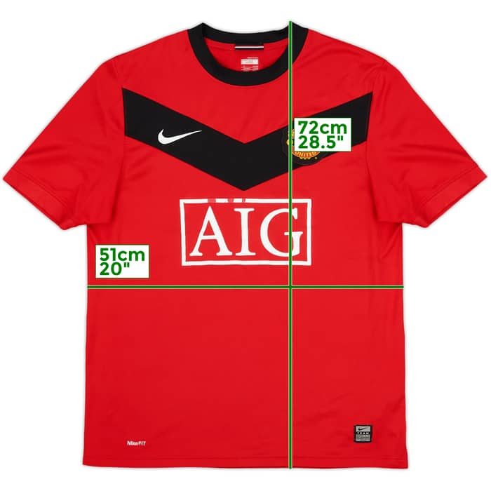 2009-10 Manchester United Home Shirt - 4/10 - (M)