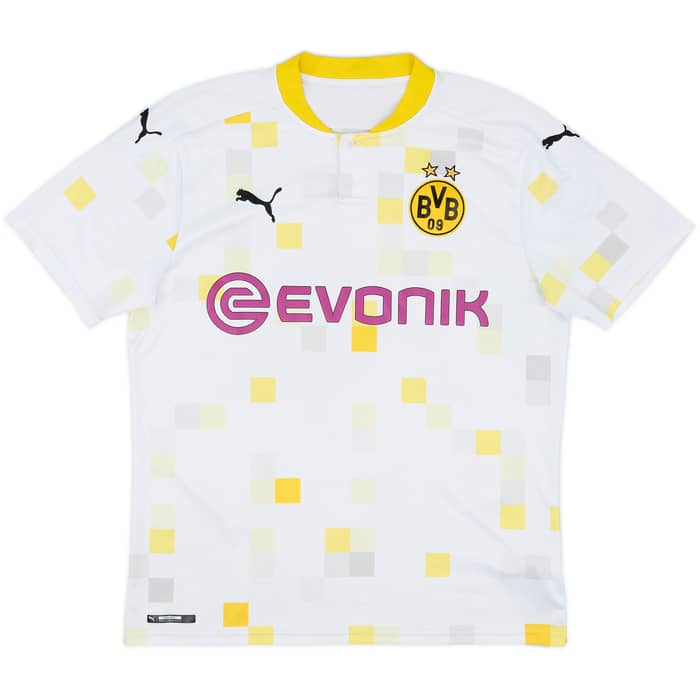 2020-21 Borussia Dortmund Away Cup Shirt Haaland #9 - 7/10 - (L)