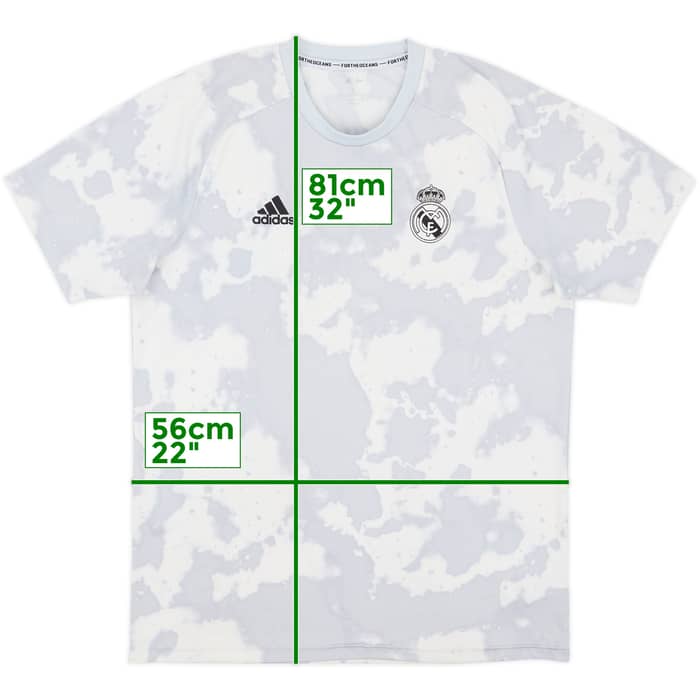 2019-20 Real Madrid adidas Training Shirt - 7/10 - (L)