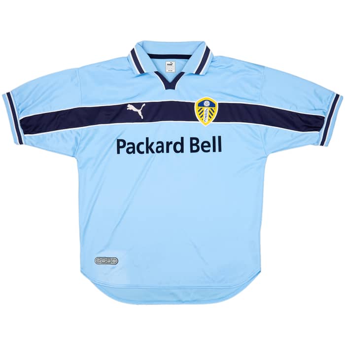 1999-00 Leeds United Away Shirt Bridges #8 - 7/10 - (L)