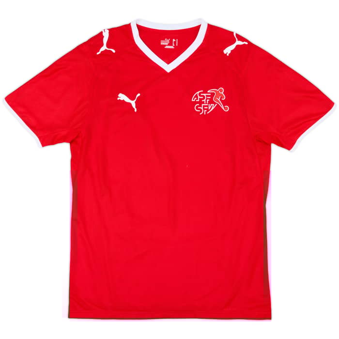 2008-10 Switzerland Player Issue Home Shirt - 9/10 - (S)