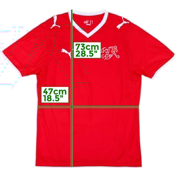 2008-10 Switzerland Player Issue Home Shirt - 9/10 - (S)