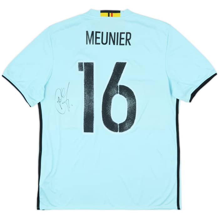 2016-17 Belgium Signed Away Shirt Meunier #16 - 9/10 - (L)