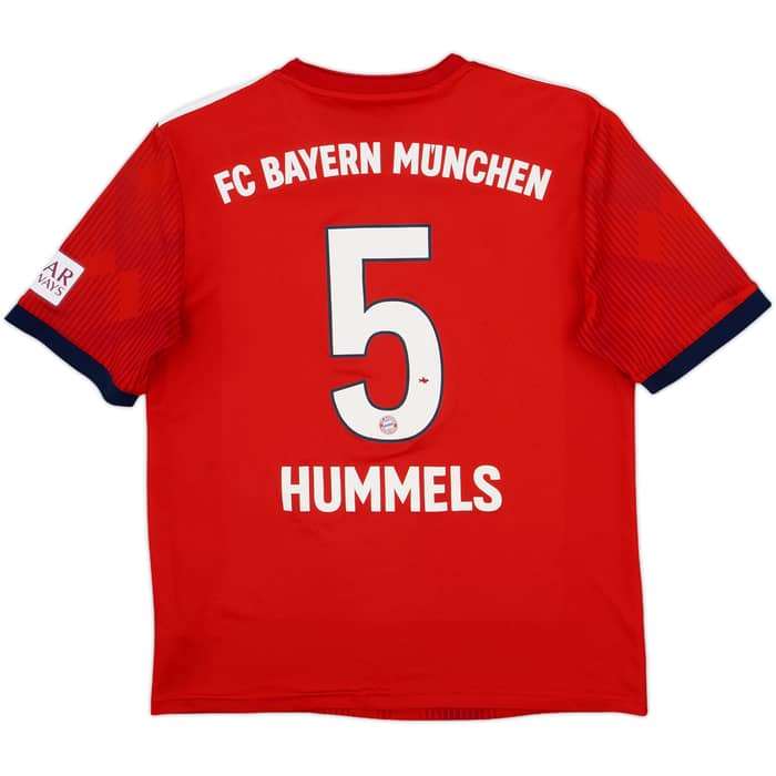 2018-19 Bayern Munich Home Shirt Hummels #5 - 5/10 - (XL.Boys)