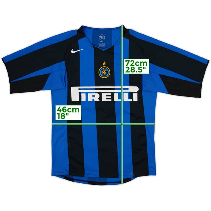 2004-05 Inter Milan Home Shirt - 4/10 - (XL.Boys)