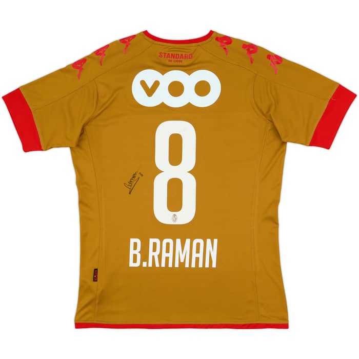 2016-17 Standard Liege Signed Third Shirt B.Raman #8 - 6/10 - (M)