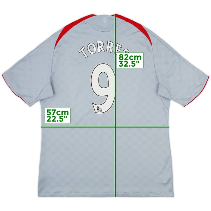 2008-09 Liverpool Away Shirt Torres #9 - 6/10 - (XL)