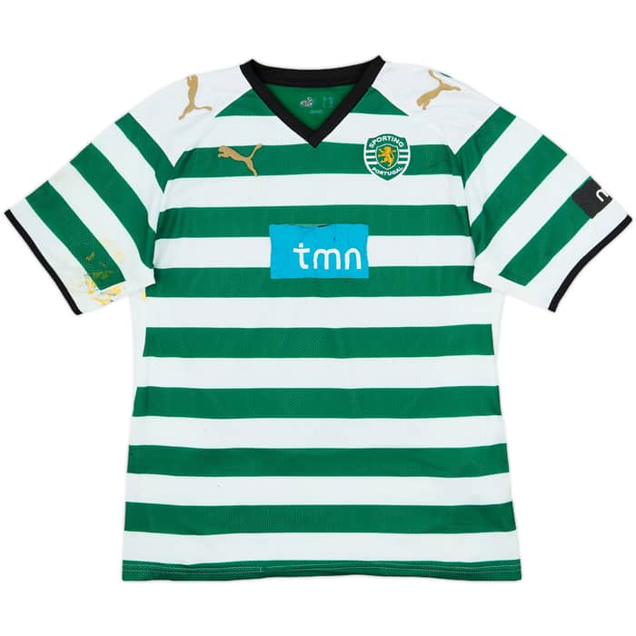 2008-09 Sporting Lisbon Home Shirt - 3/10 - (M)