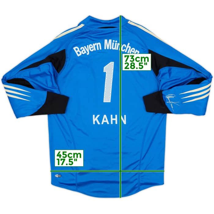 2004-05 Bayern Munich GK Shirt Kahn #1 - 7/10 - (L.Boys)