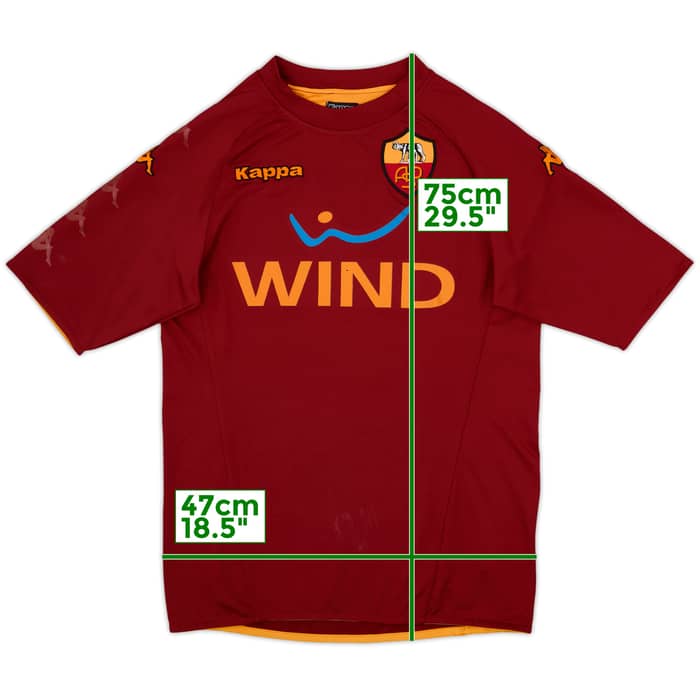 2010-11 Roma Kappa Training Shirt - 7/10 - (M)