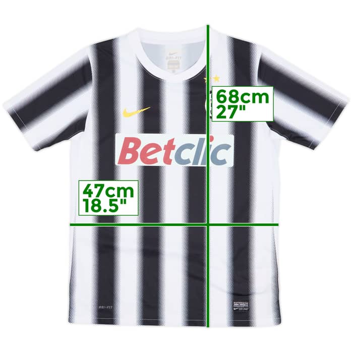 2011-12 Juventus Home Shirt - 10/10 - (XL.Boys)