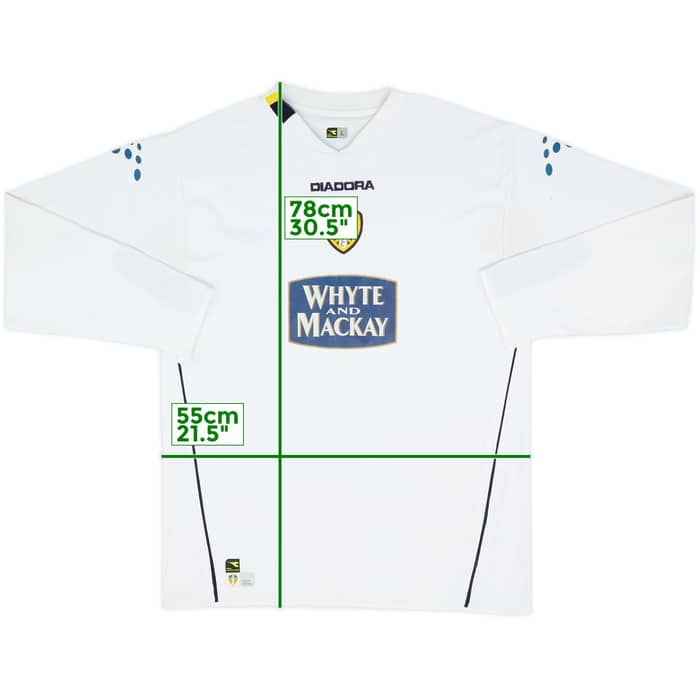 2004-05 Leeds United Home L/S Shirt - 6/10 - (L)