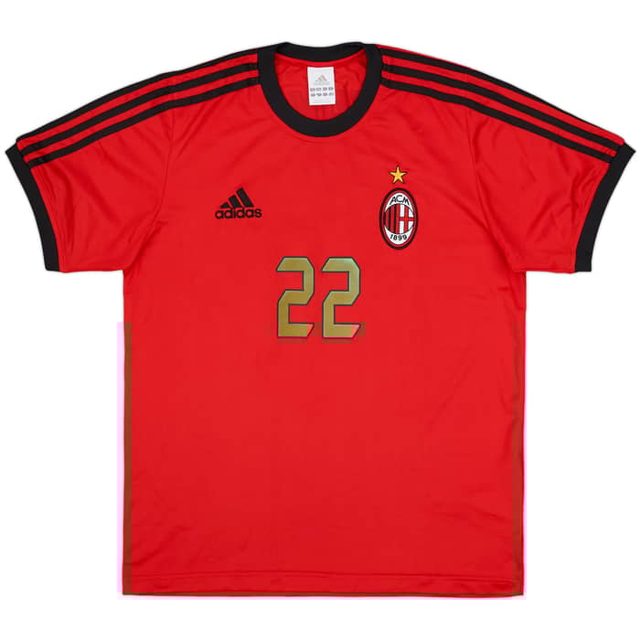 2005-06 AC Milan adidas Training Shirt Kaka #22 - 5/10 - (M)