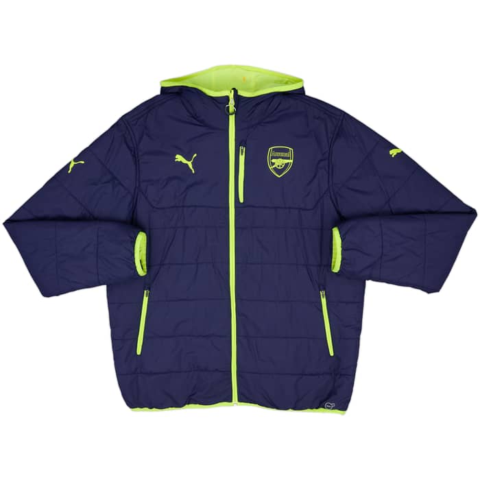 2016-17 Arsenal Puma Reversible Padded Bench Coat - 6/10 - (XL)