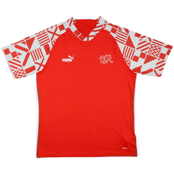 2022-24 Switzerland Puma Pre-Match Training Shirt - 10/10 - (L)