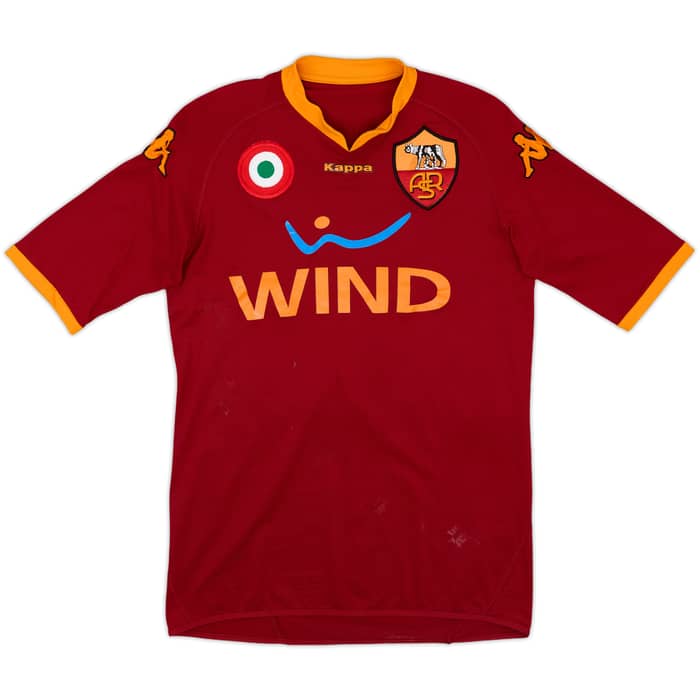 2007-08 Roma Home Shirt Totti #10 - 5/10 - (M)