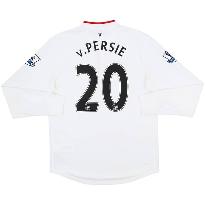 2012-14 Manchester United Away L/S Shirt v.Persie #20 - 8/10 - (M)