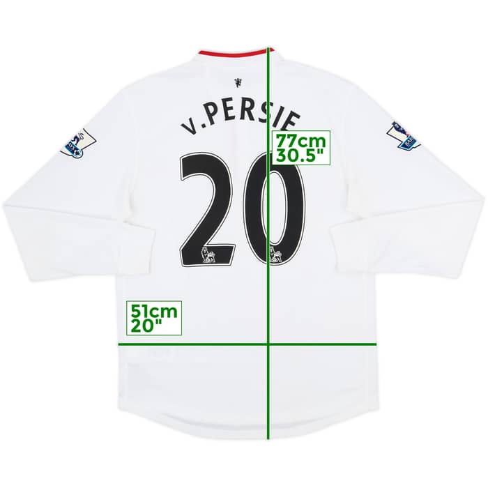 2012-14 Manchester United Away L/S Shirt v.Persie #20 - 8/10 - (M)